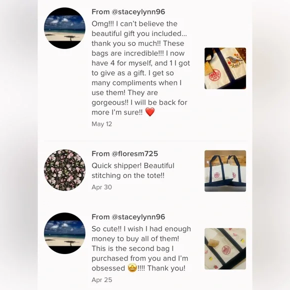 NWT Trader Joe’s canvas tote with embroidery - Picture 11 of 12